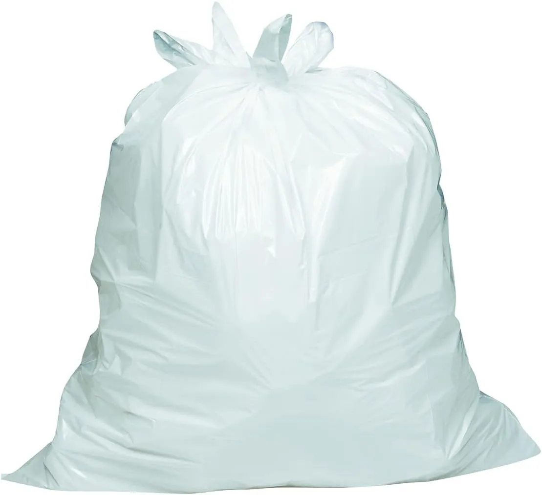 Amazon Basics 8 Gallon Flap Tie Trash Bags, 80 Count Fresh Scent (Pack of 3)