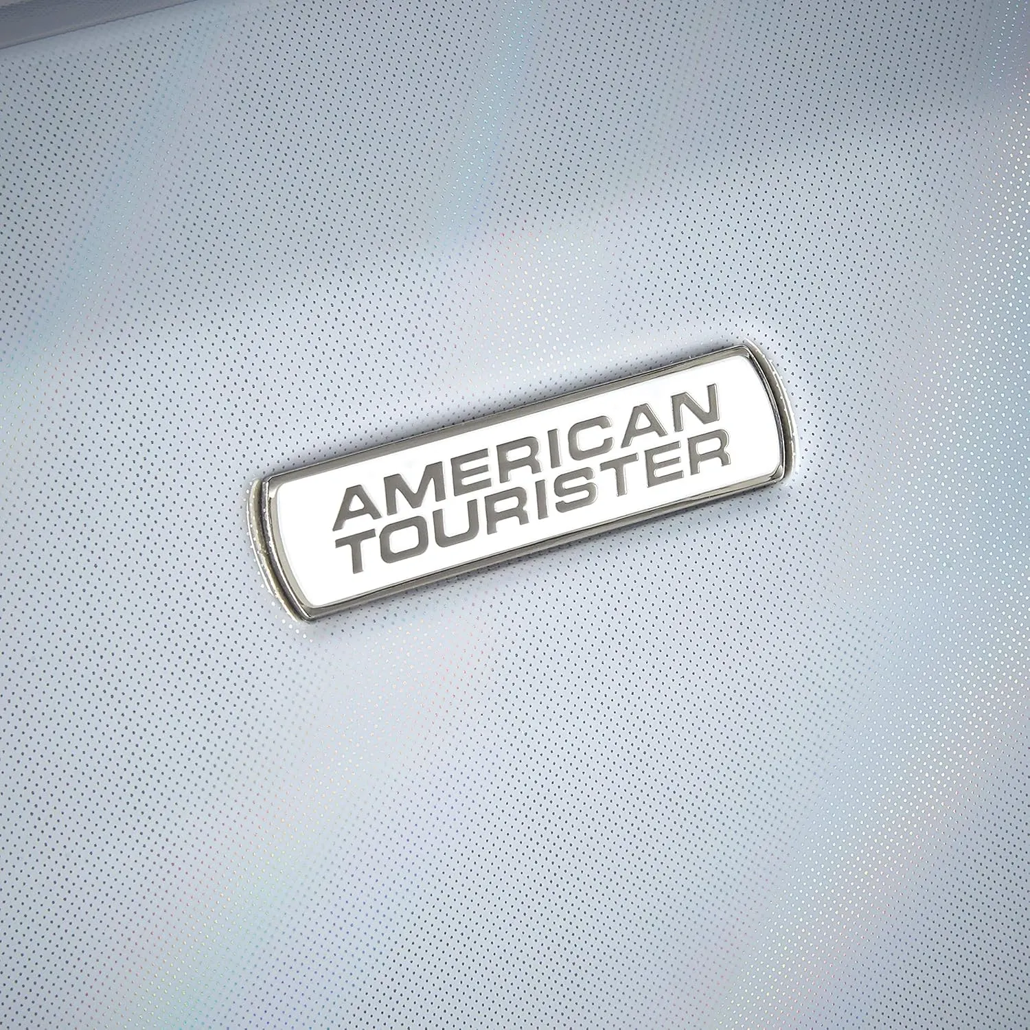 American Tourister Moonlight Hardside Expandable Luggage with Spinner Wheels, Iridescent White, Carry-On 21-Inch