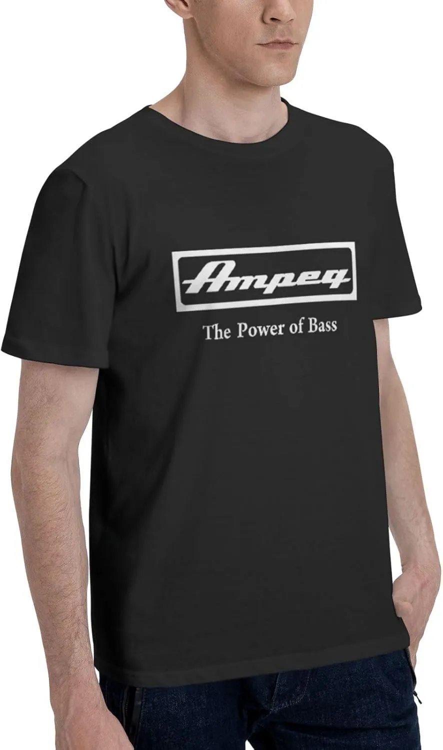Ampeg Amp Men's Soft T-Shirts Music Tour 2024 Aldult Rock T-Shirt Medium