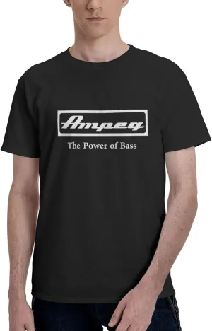 Ampeg Amp Men's Soft T-Shirts Music Tour 2024 Aldult Rock T-Shirt Medium