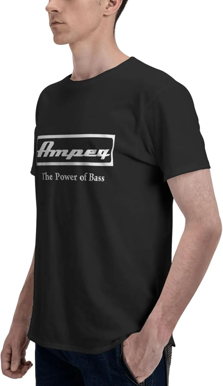 Ampeg Amp Men's Soft T-Shirts Music Tour 2024 Aldult Rock T-Shirt Medium