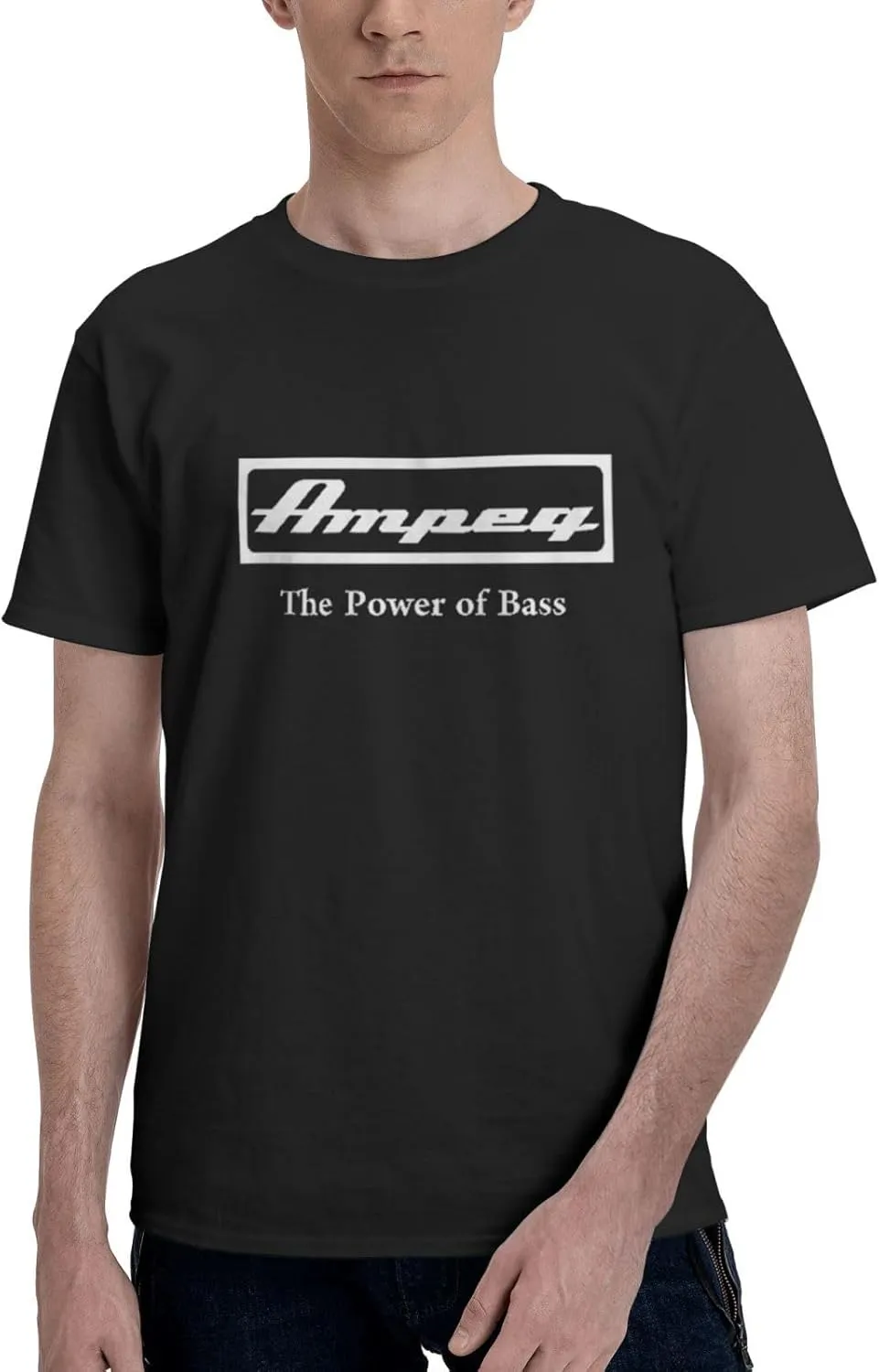 Ampeg Amp Men's Soft T-Shirts Music Tour 2024 Aldult Rock T-Shirt Medium
