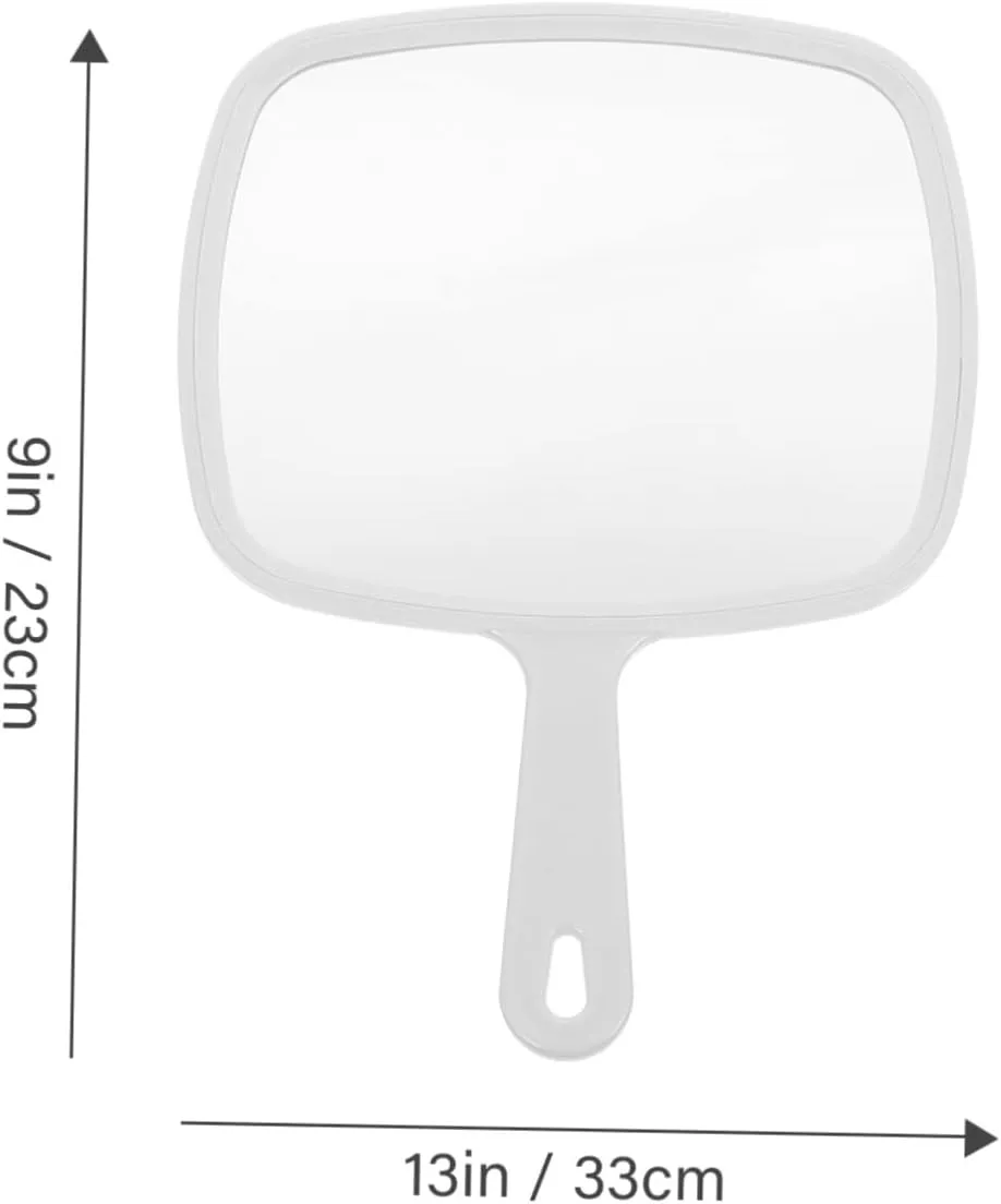 Angoily Handheld Makeup Mirror Round Portable Vanity Mirror for Travel Home Office Modern Design Perfect for Women Girls