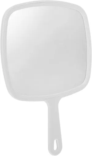Angoily Handheld Makeup Mirror Round Portable Vanity Mirror for Travel Home Office Modern Design Perfect for Women Girls