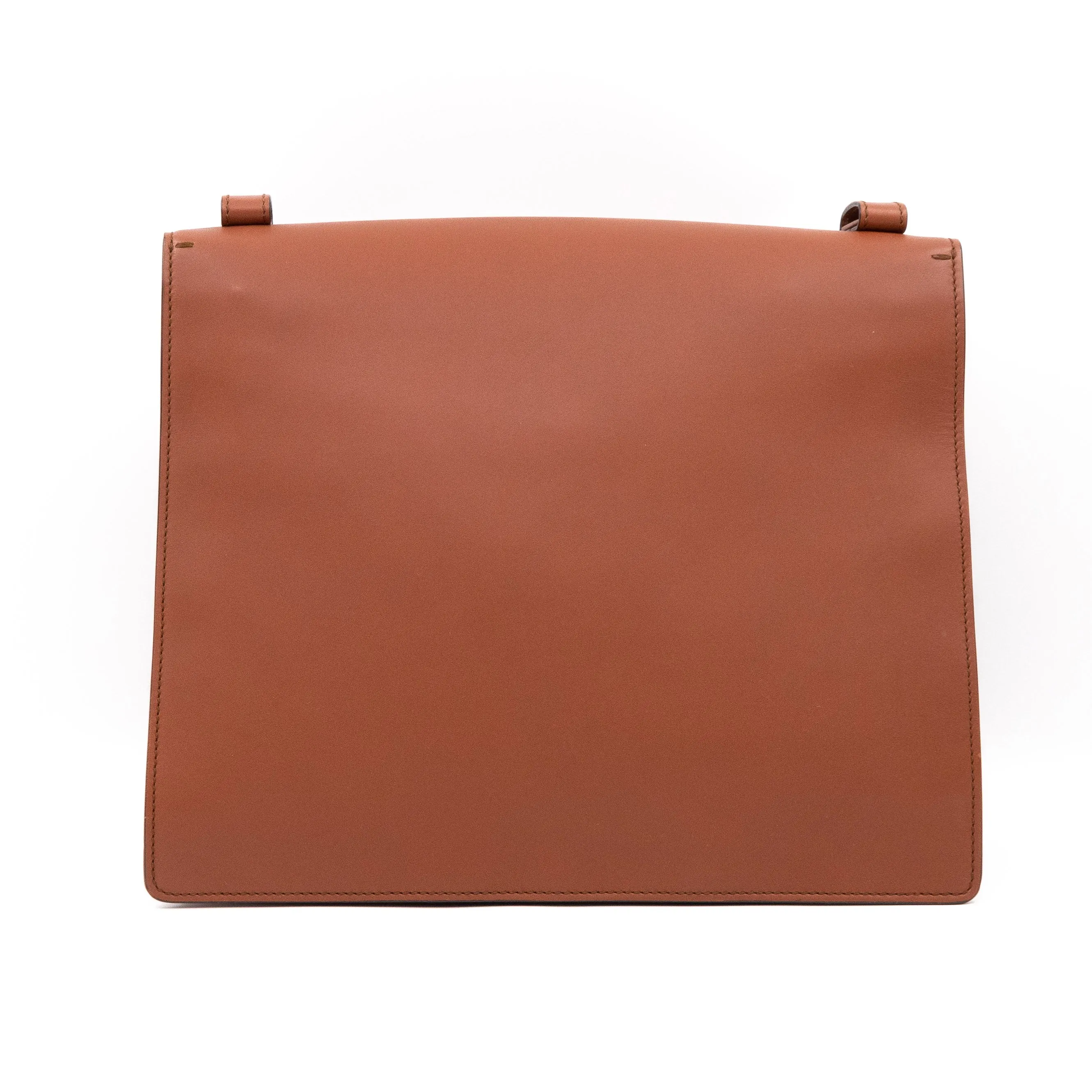 Animalier Messenger Bag Brown Leather
