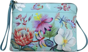 Anuschka Women’s Genuine Leather Three-In-One Clutch - Hand Painted Exterior