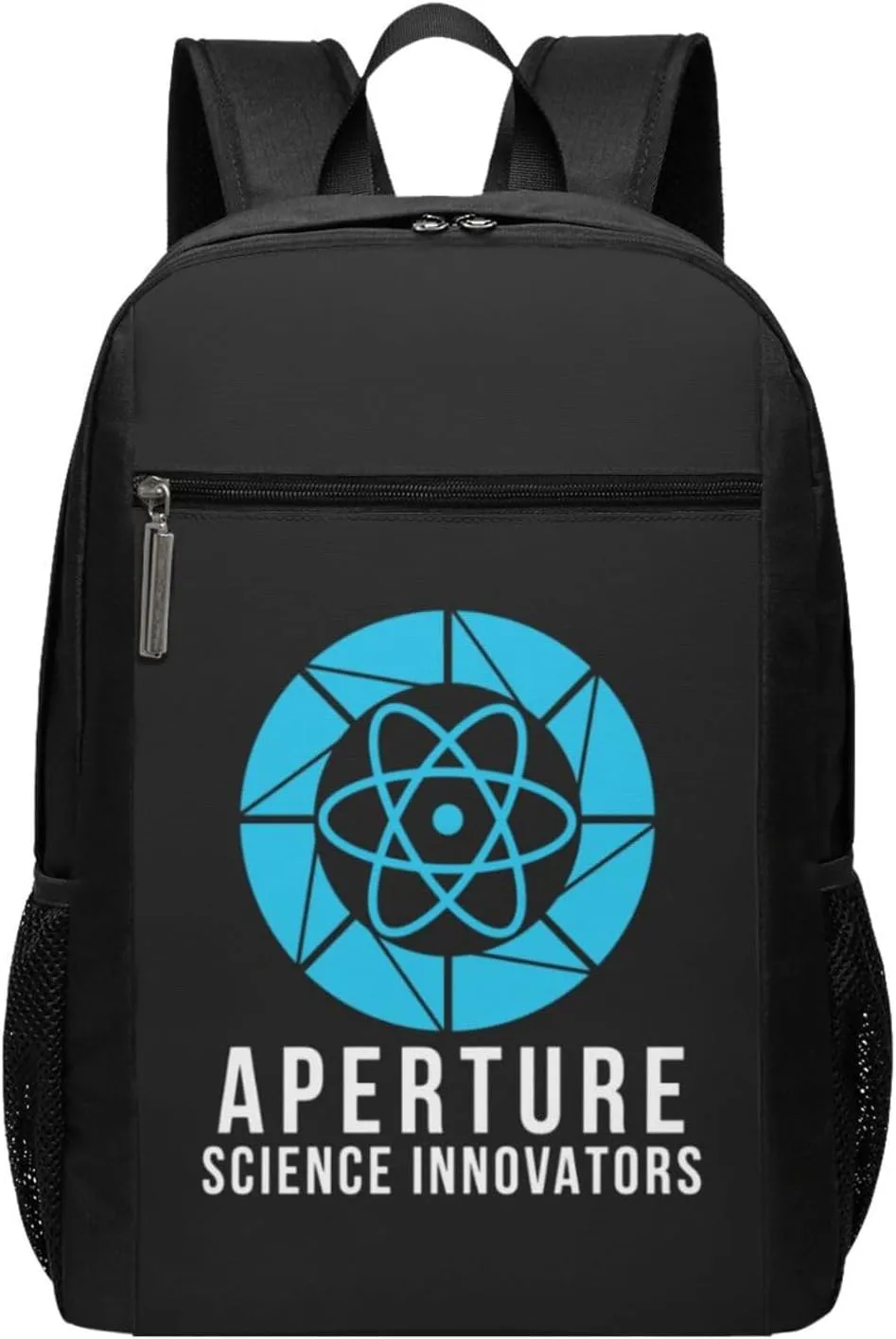 Aperture Science Travel Laptop Backpack, Business Anti Theft Slim Sturdy Laptops Backpacks, College Computer Bag Gift for Men & Women Fits 17 Inch Notebook,Black