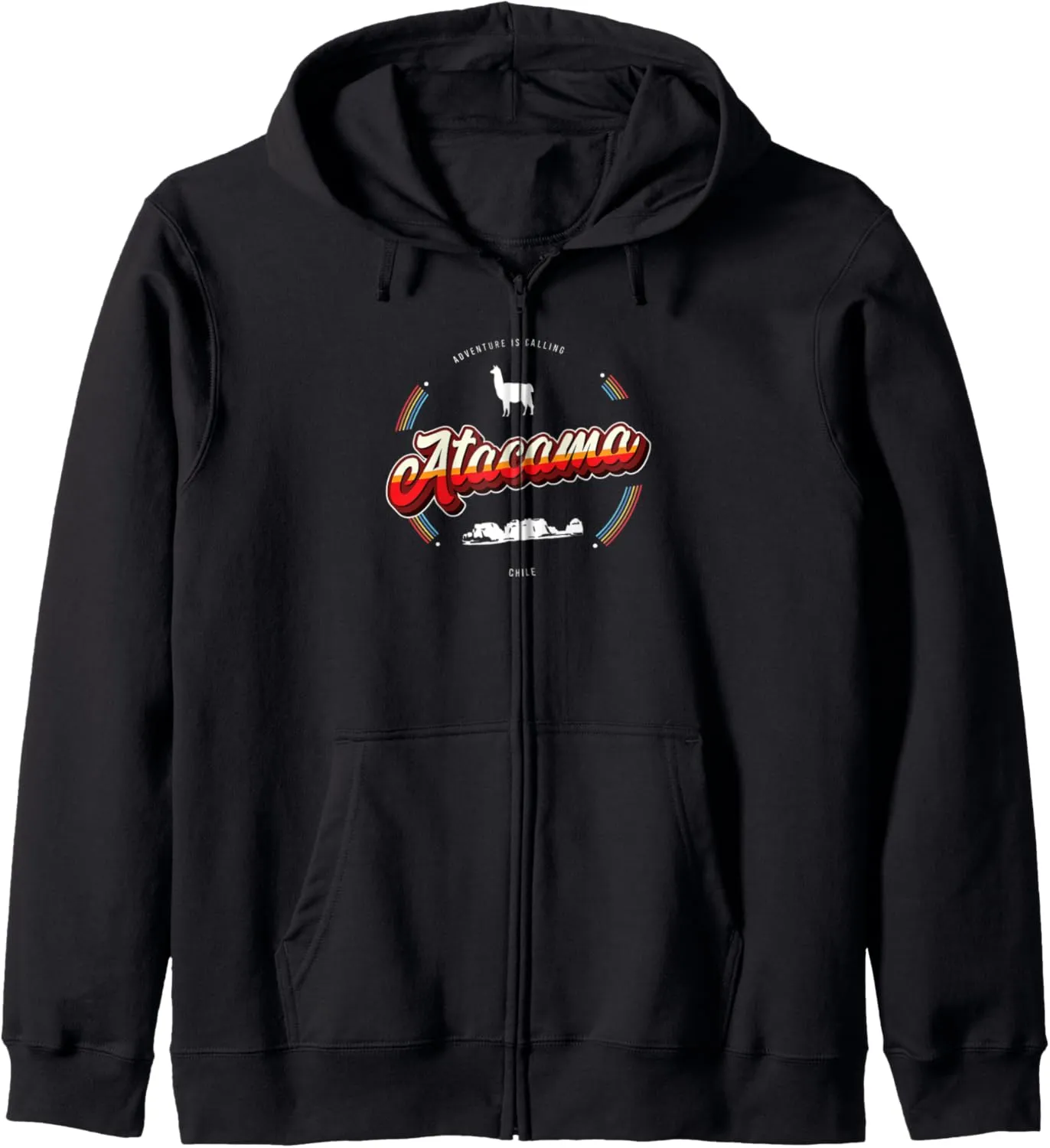 Atacama Desert Reminder - Chile Souvenir Zip Hoodie