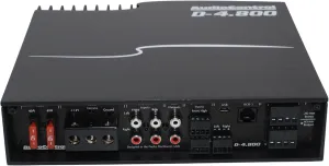 AudioControl D-4.800 4/3/2 Channel High Power 800 Watts Car Audio Amplifier w/DSP & Matrixing   Stinger 4-Gauge Copper Amplifier Wiring Kit, 1200 Watt Subwoofer Wiring Kit