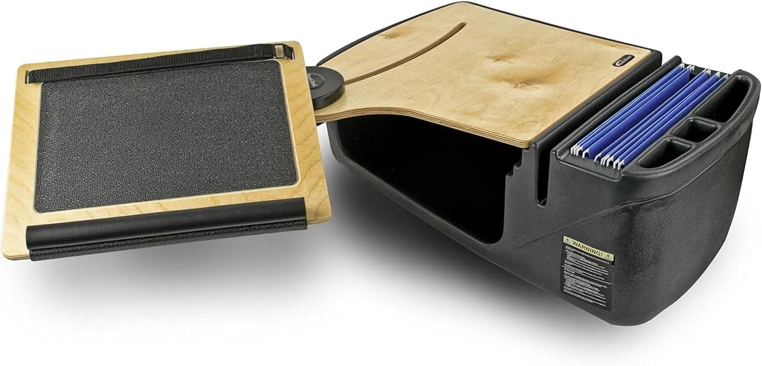 AutoExec Reach Desk NB-01 FS Reach Desk Front Seat Natural Birch