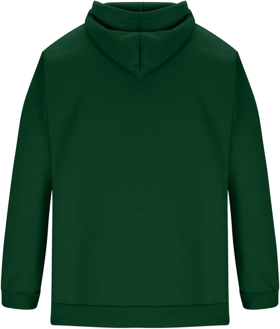Aymnlox Mens Hoodies Classic Long Sleeve Relaxed Fit Hooded Pullover Fall Fashion Sweatshirt Solid Color Hoodie With Pockets