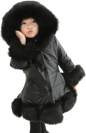 Baby Puffer Jacket Girls Lightweight Coat Thicken Warm Parka Puffer Ski Jacket Warmth Winter Outerwear