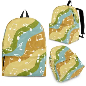 Back Pack Music Note Multi Color