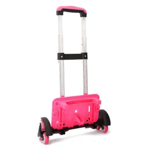 Backpack Trolley -  School Bag Trolley For Kids, Adults Foldable Rolling Luggage Cart
