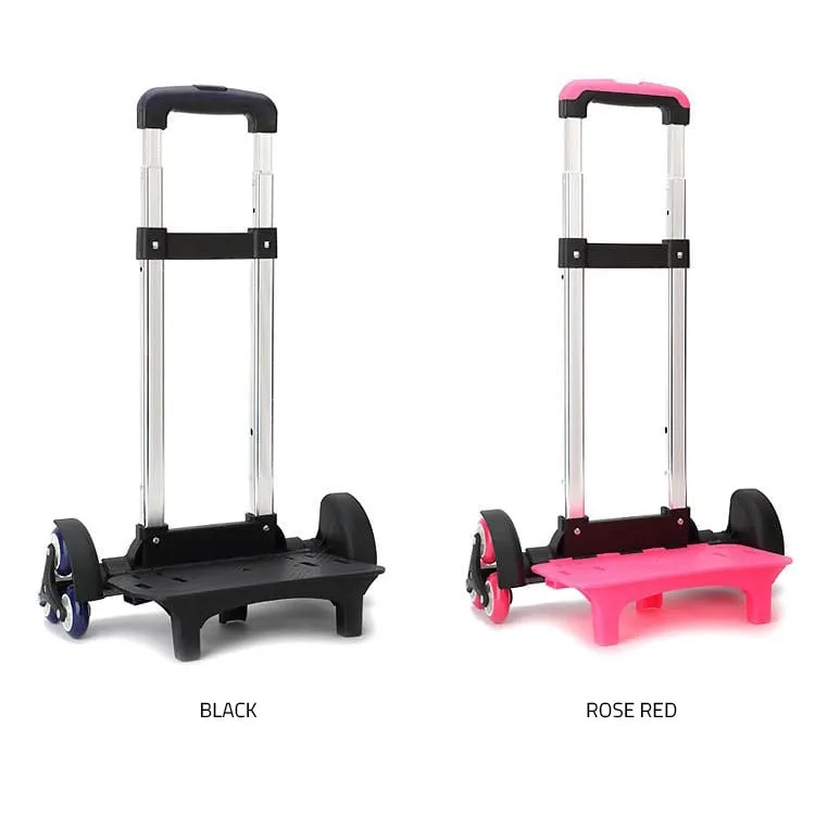 Backpack Trolley -  School Bag Trolley For Kids, Adults Foldable Rolling Luggage Cart