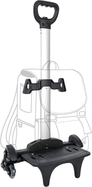 Backpack Trolley with Edge Guard 6-Wheels Rolling Dolly Cart for Backpack,Luggage,Travel Hand Truck