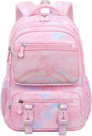 Backpacks for Girls Backpack for School Cute Kawaii Backpack Kids Book Bag School Bag for Elementary Primary Students, Pink