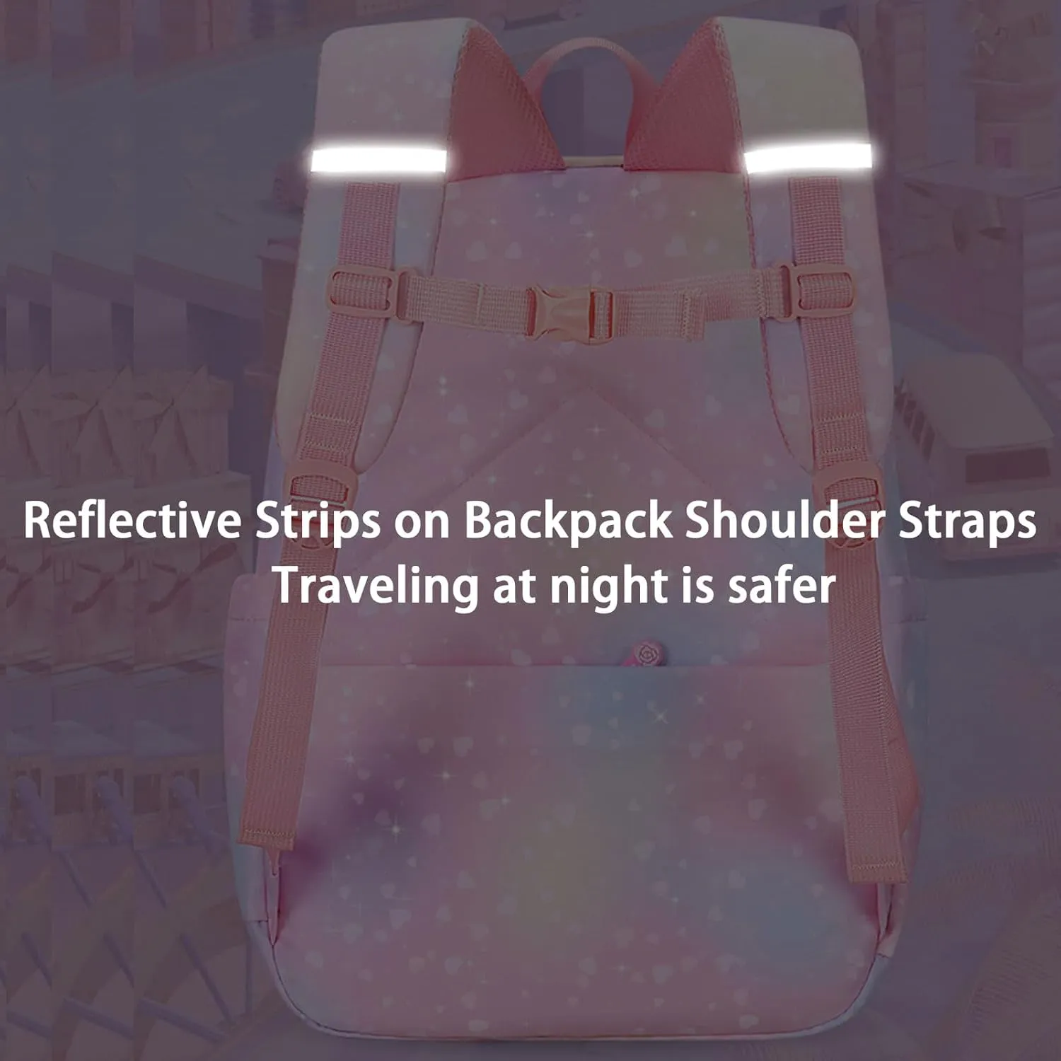 Backpacks for Girls Refrigerator Door Bookbags for Teens Girls Backpack for School Water-Resistant Primary School Daypack Elementary Students(Blue)