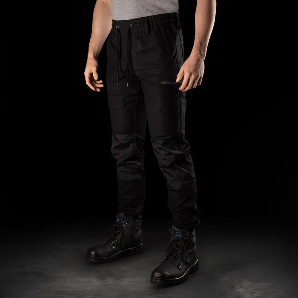 BAD Saviour Cuffed Elastic Waist Work Pants