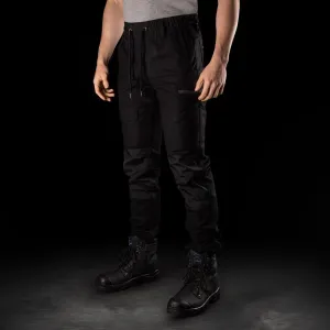 BAD Saviour Cuffed Elastic Waist Work Pants