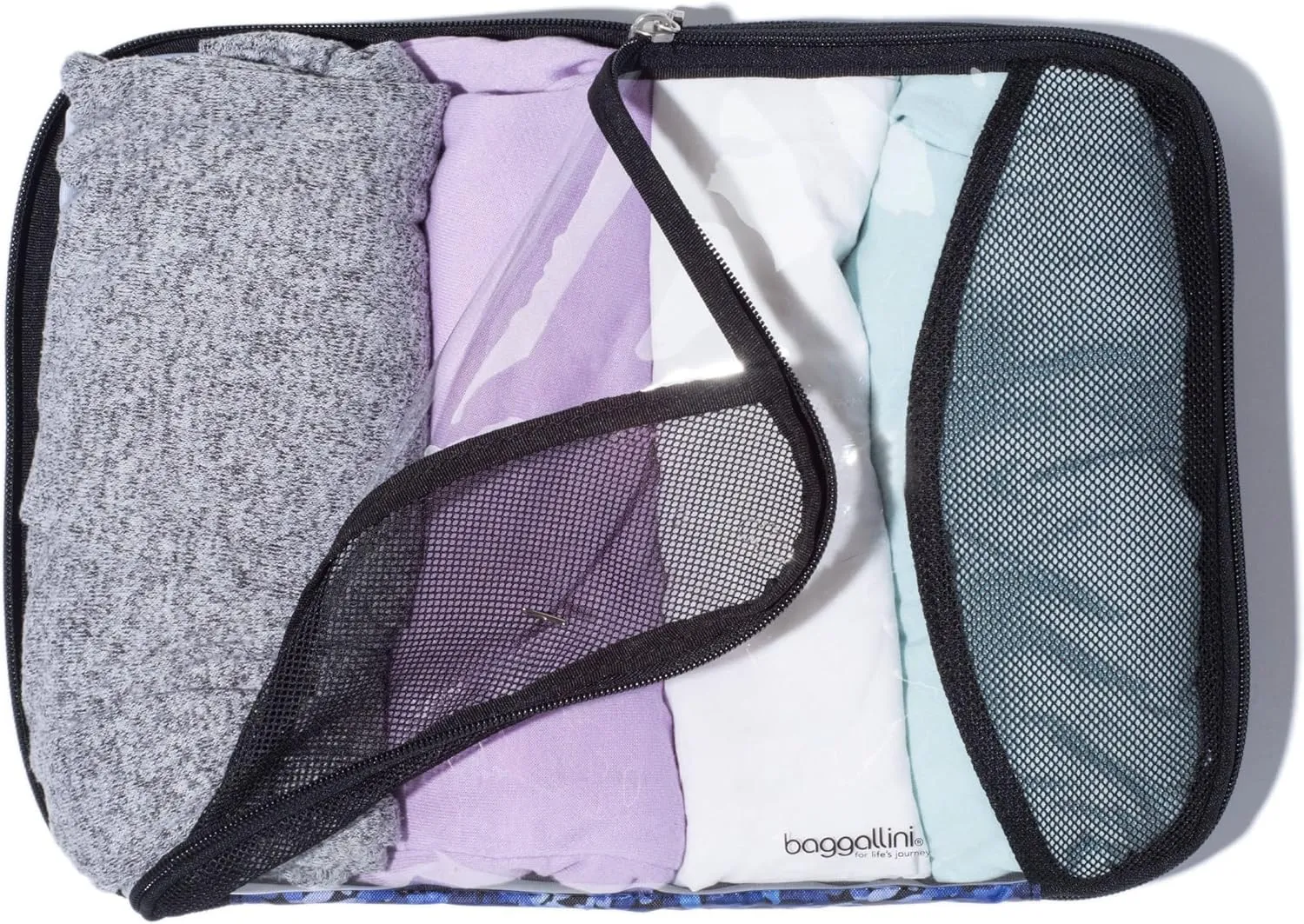 Baggallini Compression Cube 3-piece set - Lightweight Compression Packing Cubes for Travel