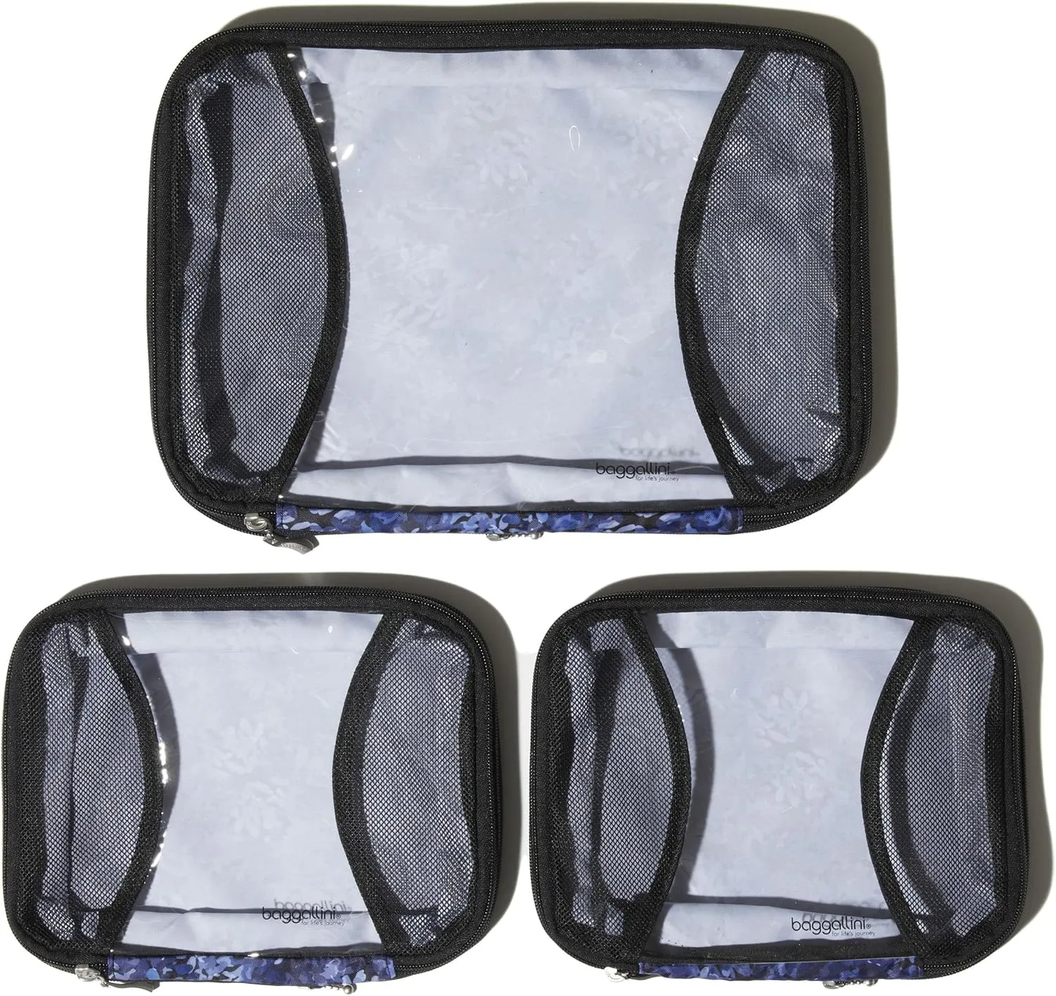 Baggallini Compression Cube 3-piece set - Lightweight Compression Packing Cubes for Travel