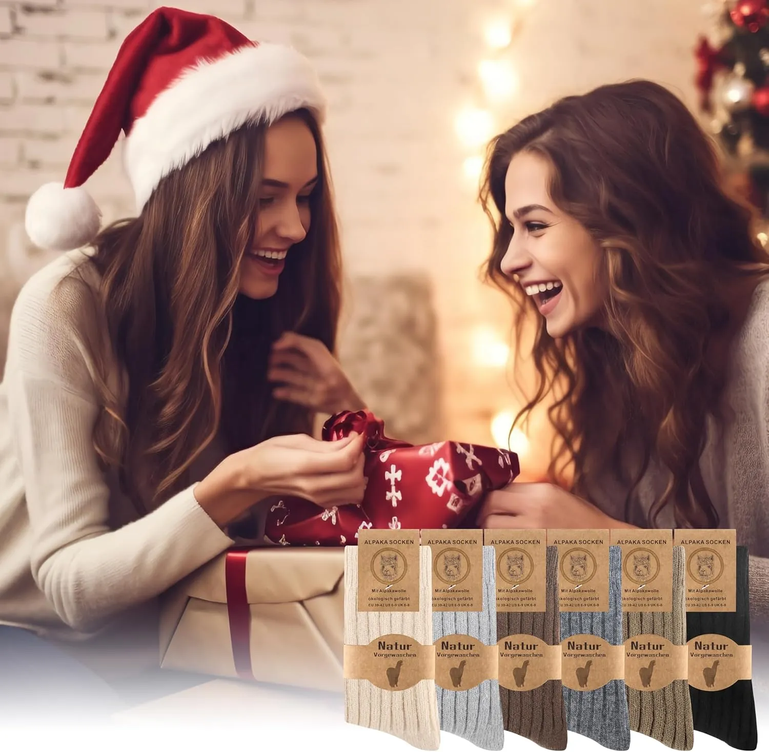 Belloxis Alpaca Socks - Women's Wool Thermal Winter Warm Socks