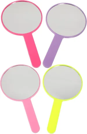 BESTYASH 8pcs Round Portable Makeup Mirror Magnifying High Definition Surface Handheld Tool for Women Artists