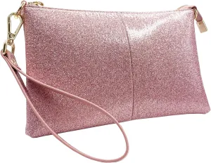 Beurlike Leather Wristlet Wallet Clutch Purses For Women Small Crossbody Phone Bags