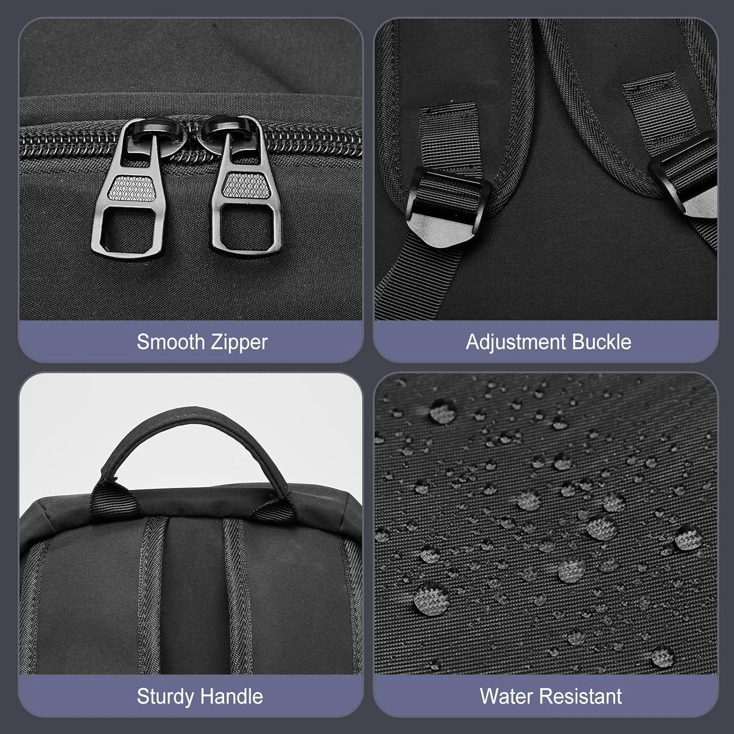 Black Backpack for Women Small Backpacks for School Bag School Backpack for College Bookbag for Women Waterproof Gym Backpack for Men Book Bags