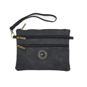 Black Clutch SuedeTravel Bag