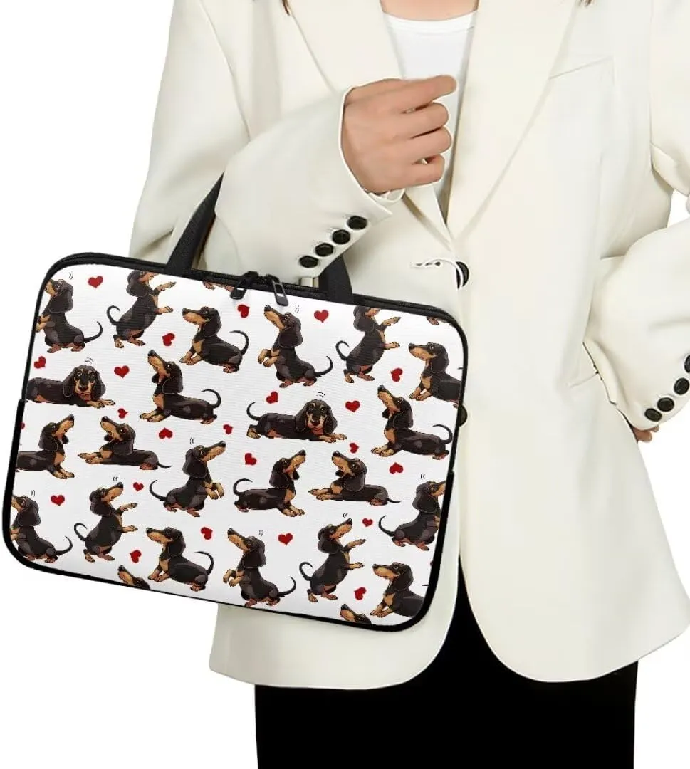 Black Gold Marble Laptop Sleeve Case for Women Multifuntional Tablet Business Carrying Handbag Lightweight Laptop Bag for Men Travel Office-12 inch