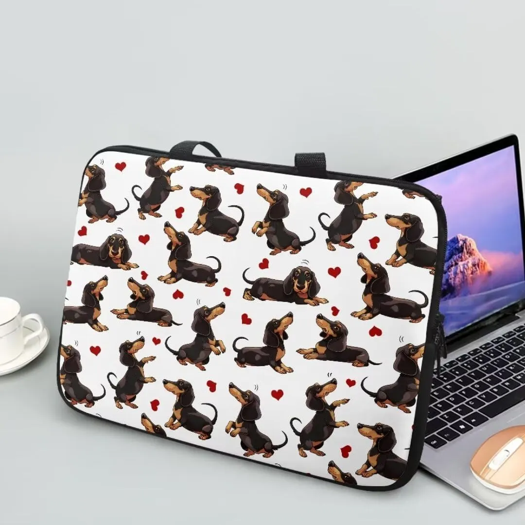 Black Gold Marble Laptop Sleeve Case for Women Multifuntional Tablet Business Carrying Handbag Lightweight Laptop Bag for Men Travel Office-12 inch