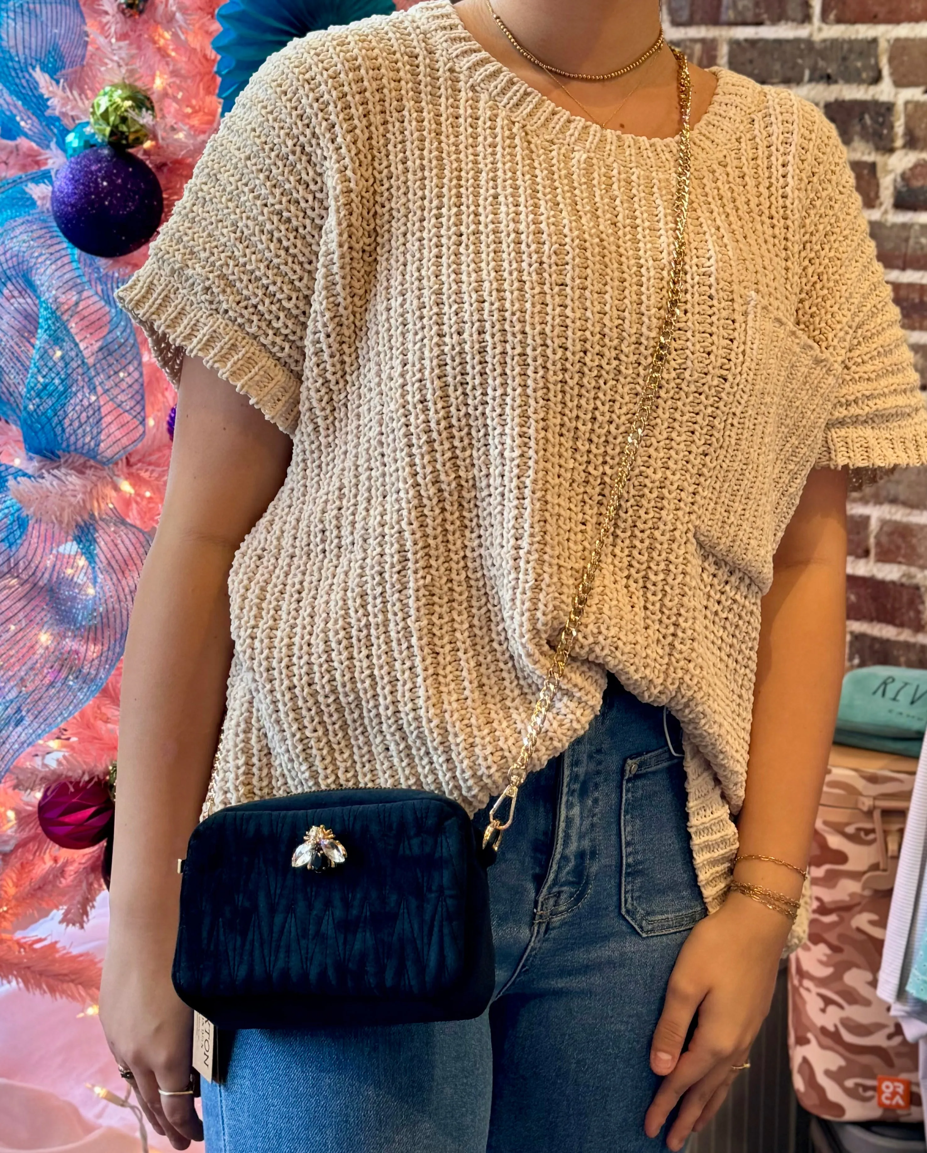 Black Velvet Rivington Purse