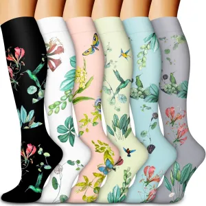 Bluemaple Copper Compression Socks For Women & Men Circulation - Best for Running,Nursing,Hiking,Flight&Travel