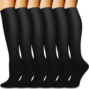 Bluemaple Copper Compression Socks For Women & Men Circulation - Best for Running,Nursing,Hiking,Flight&Travel