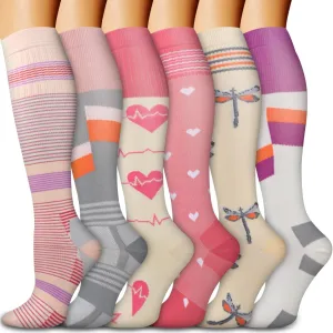 Bluemaple Copper Compression Socks For Women & Men Circulation - Best for Running,Nursing,Hiking,Flight&Travel