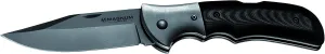 Boker Magnum Gray Eminence Pocket Knife - Folding Knife with 3 ⅜ Inch Titanium Coated Stainless Steel Blade, Lockback Mechanism, Micarta Handle and Pocket Clip (01SC712), Black