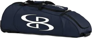 Boombah Spartan Rolling Bat Bag - 38" x 12-1/2" x 12" - Multiple Colors Options - Holds 4 Bats and Much More