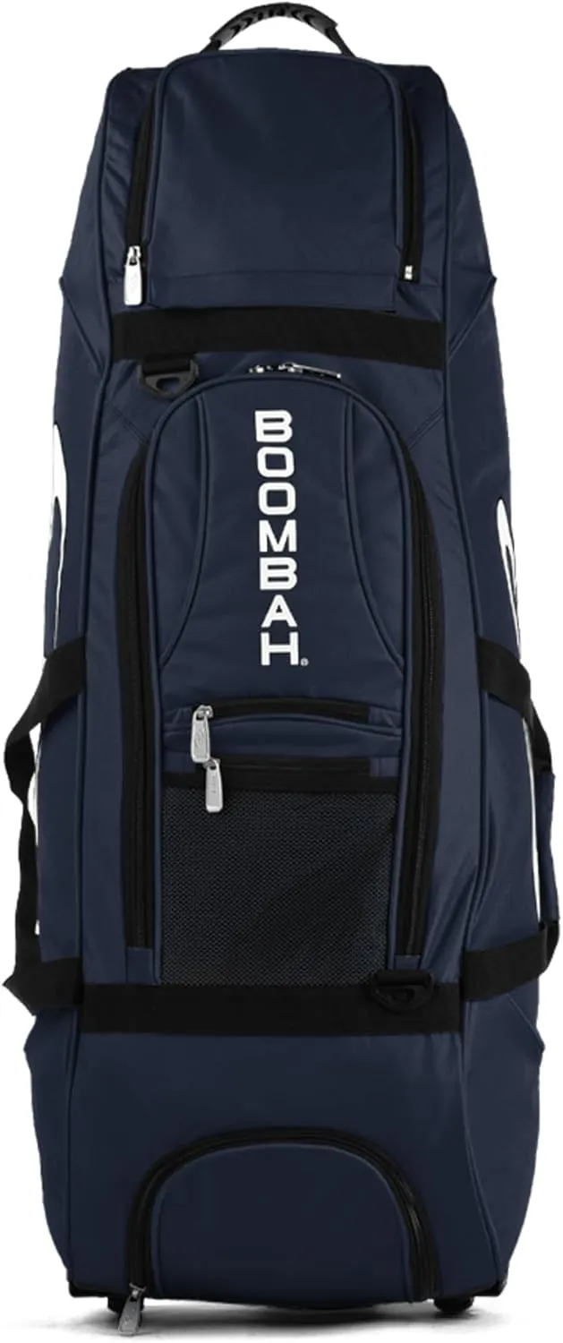 Boombah Spartan Rolling Bat Bag - 38" x 12-1/2" x 12" - Multiple Colors Options - Holds 4 Bats and Much More