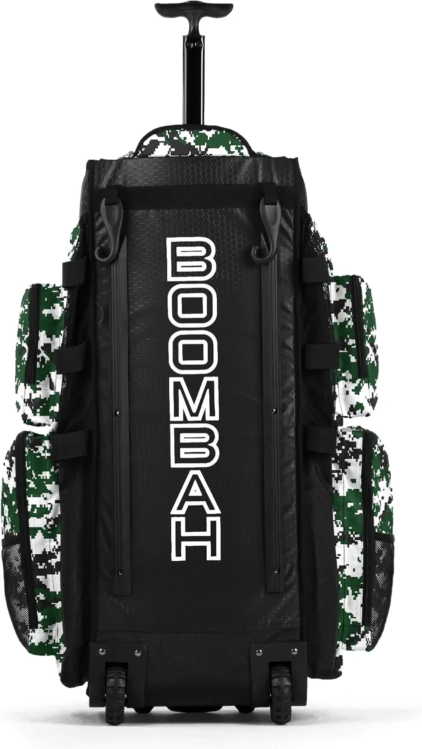Boombah Superpack XL Digital Camo Rolling Bat Bag - 36" x 16" x 23.5" - Multiple Colors - Wheeled Version