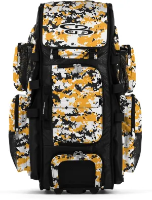 Boombah Superpack XL Digital Camo Rolling Bat Bag - 36" x 16" x 23.5" - Multiple Colors - Wheeled Version