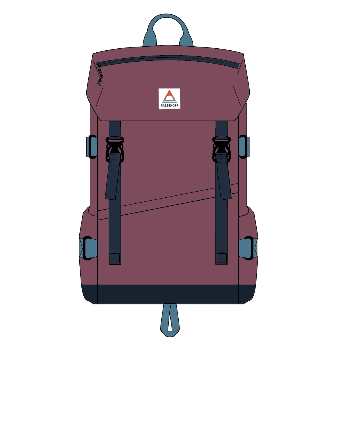 Boondocker Recycled 18L Backpack - Mauve Dusk