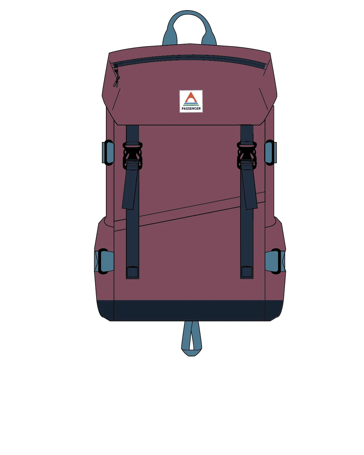 Boondocker Recycled 26L Backpack - Mauve Dusk