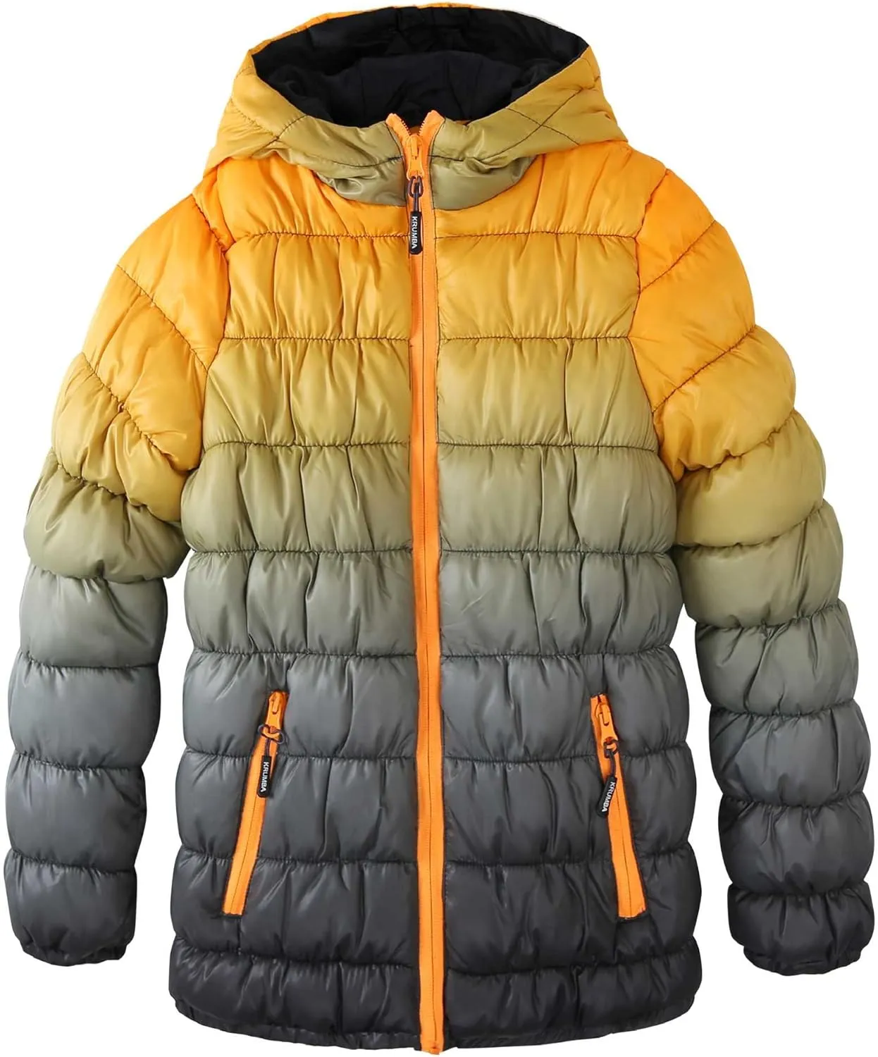 Boys Lightweight Puffer Jacket: Kids Waterproof Packable Outerwear Coat