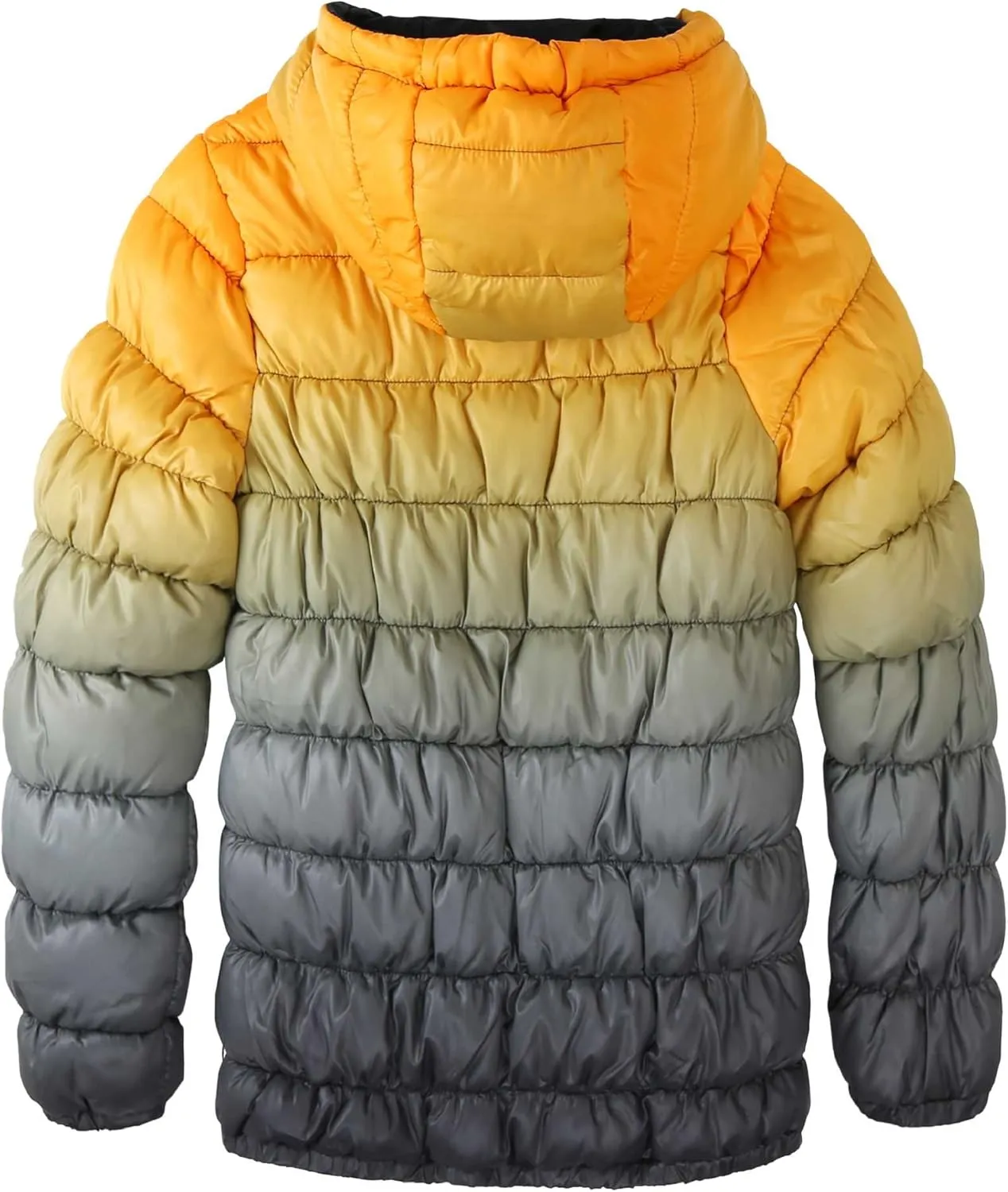 Boys Lightweight Puffer Jacket: Kids Waterproof Packable Outerwear Coat