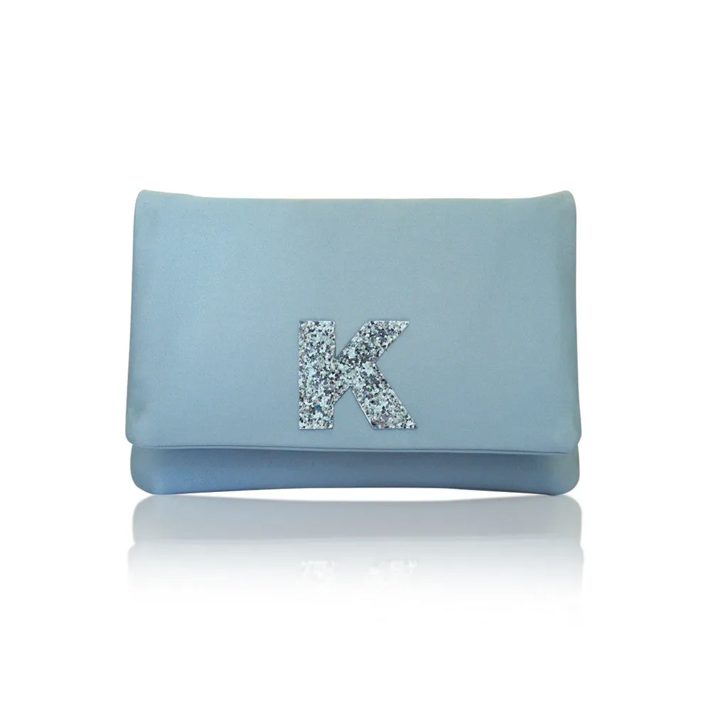 Bridesmaids gifts - set of small personalised initial monogram clutches