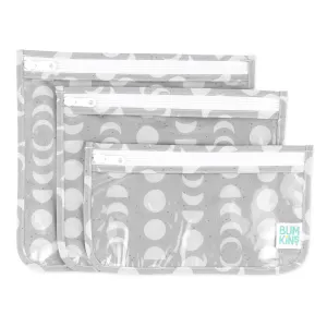 Bumkins, A4 Lunar Gray, 3 Piece Assortment
