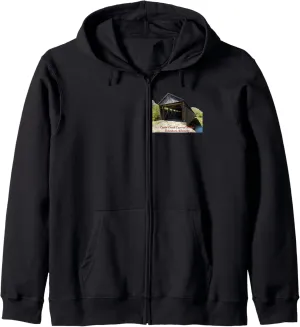 Cabin Creek Covered Bridge Zip Hoodie