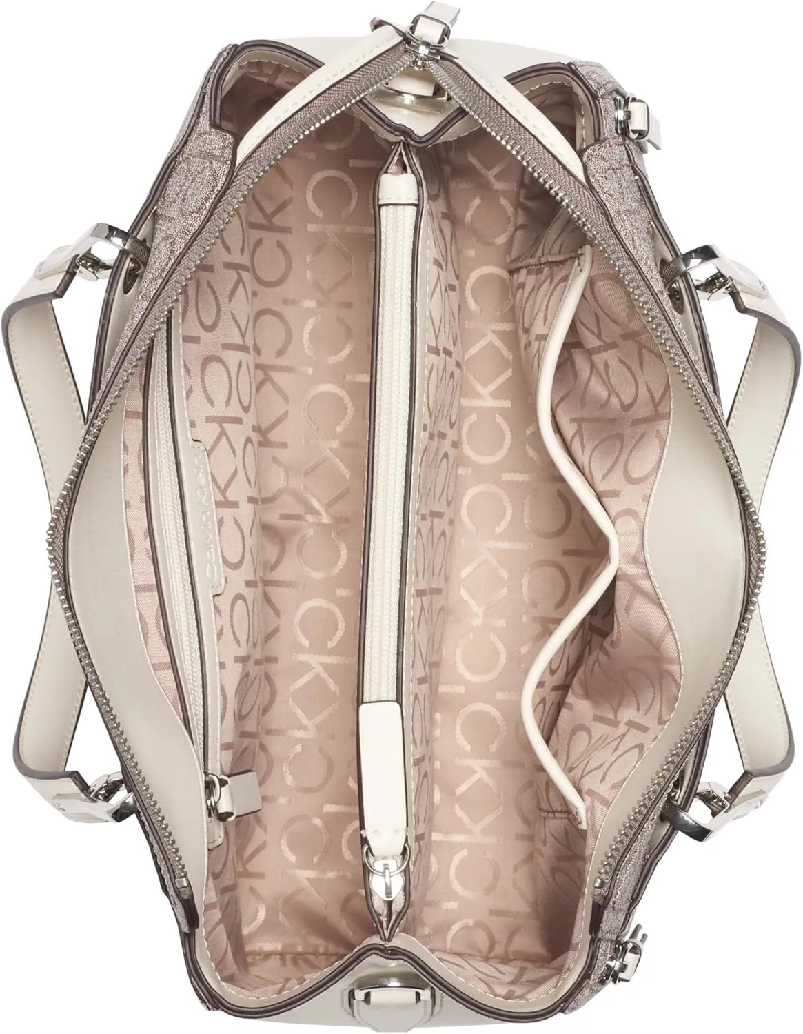 Calvin Klein Bubble Lamb Novelty Organization Satchel